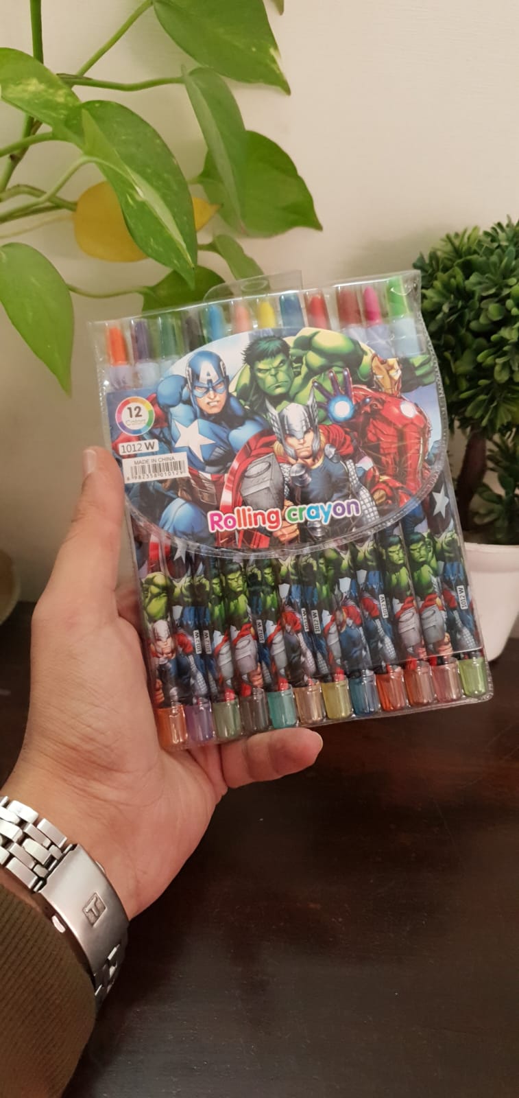 Cartoon Theme Rolling Crayons