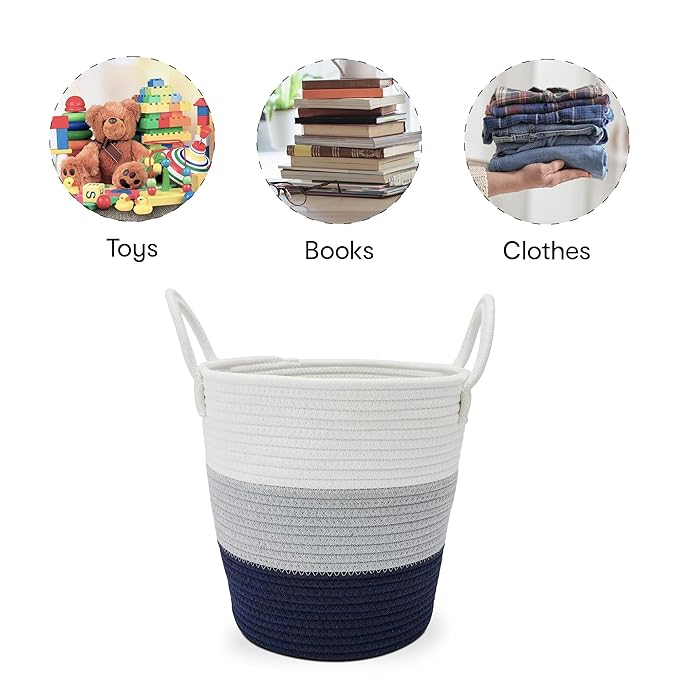 Anko Stripe Rope Basket
