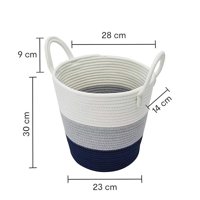 Anko Stripe Rope Basket