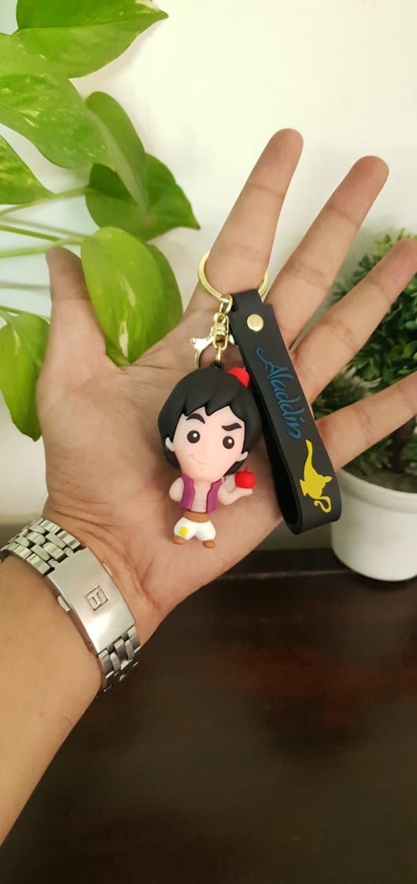 Aladdin Theme Silicone Keychains