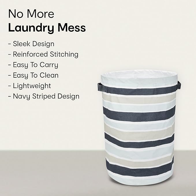 Anko 100% Cotton Collapsible Laundry Hamper