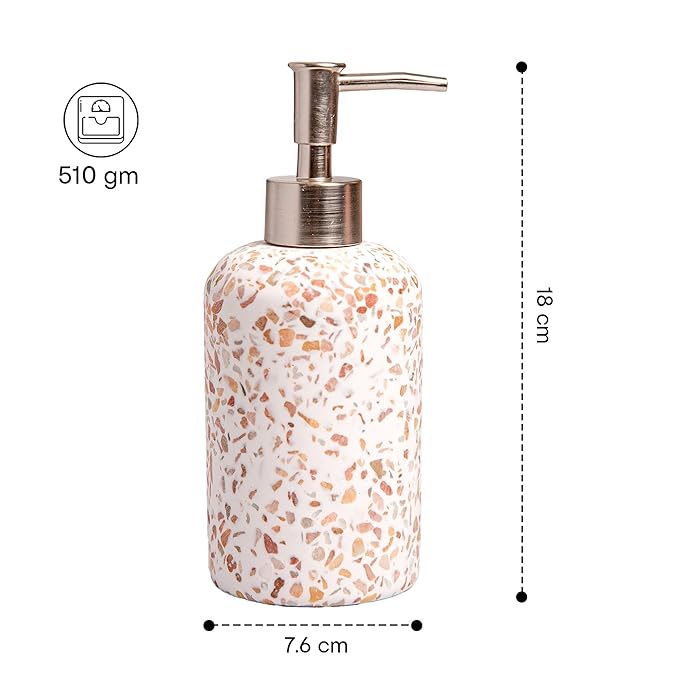 Anko Polyresin Terazzo Liquid Soap Dispenser