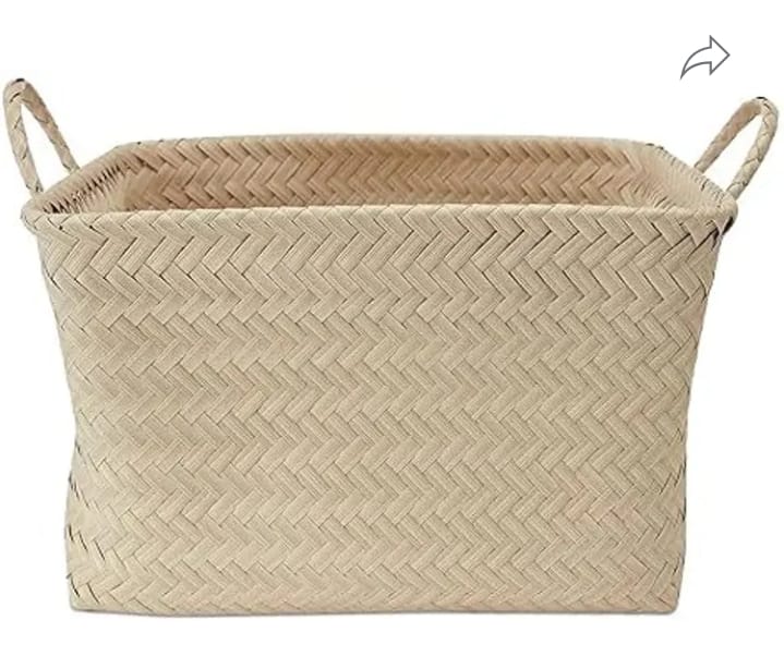 Anko Weave Design Rectangle Basket