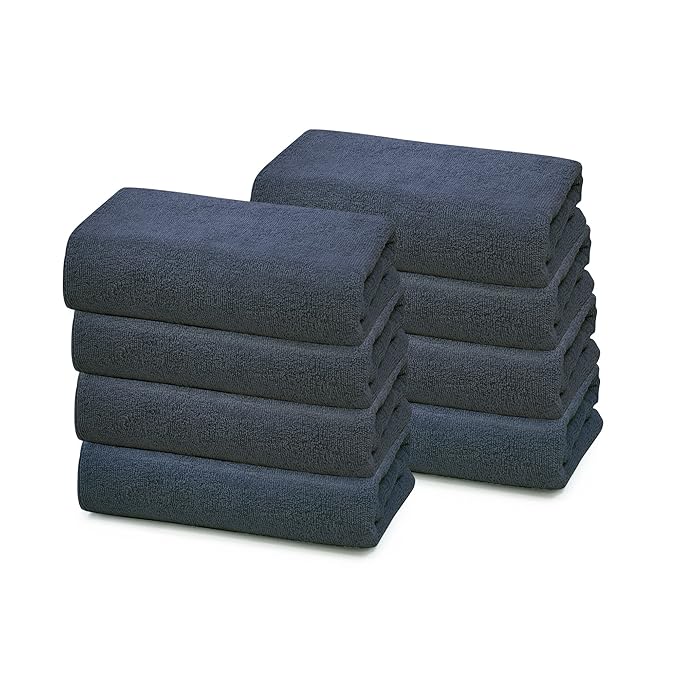 Anko Australia 100% Cotton 350 GSM Madison Face Towels – Set of 8 | Super Soft & Absorbent - Random Color