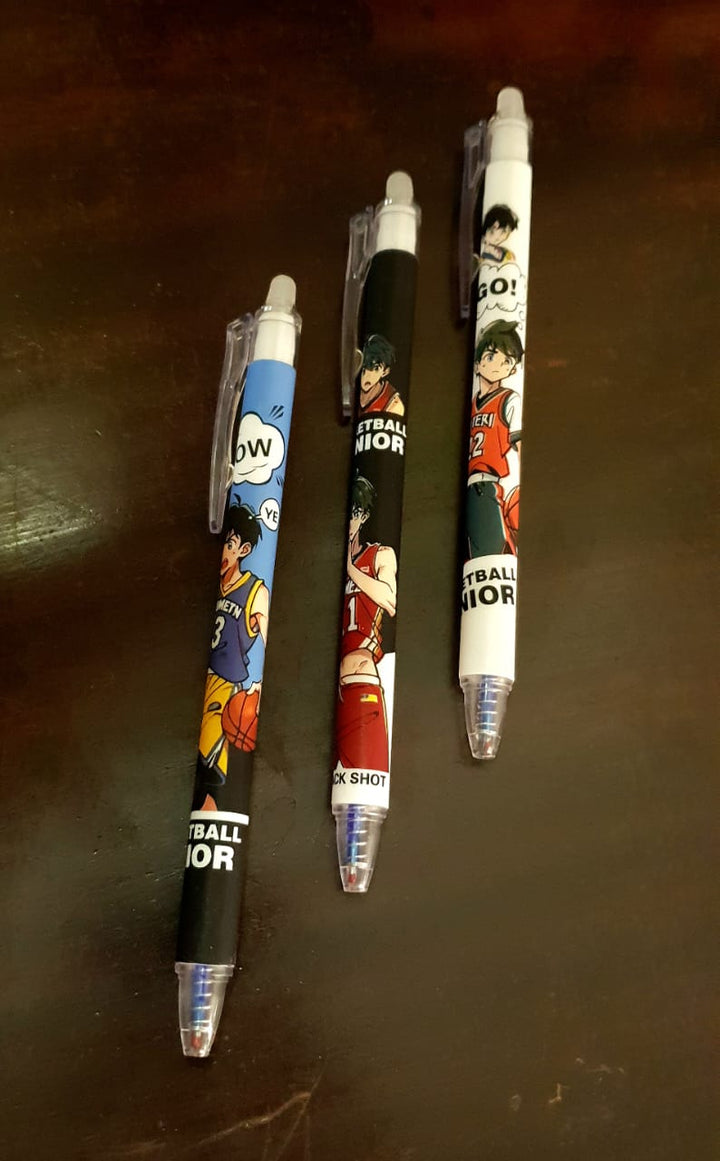 Basketball Theme Erasable Gel Pens – Pack of 12!