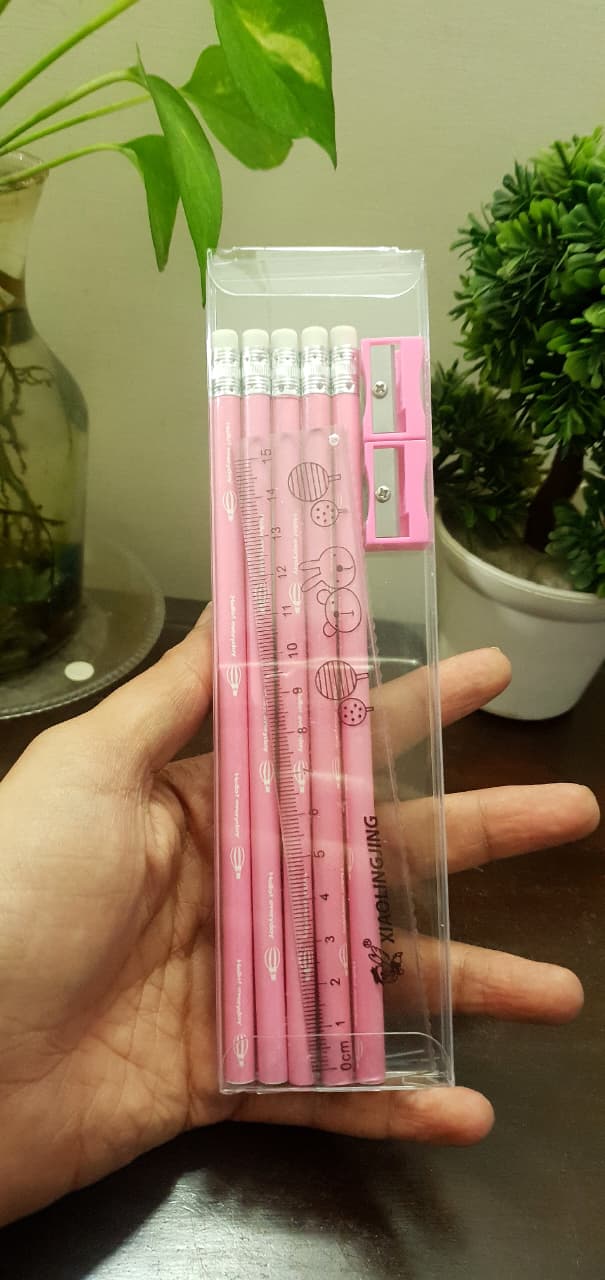 Cow Milk Van Metal Pencil / Compass Box with Stationery