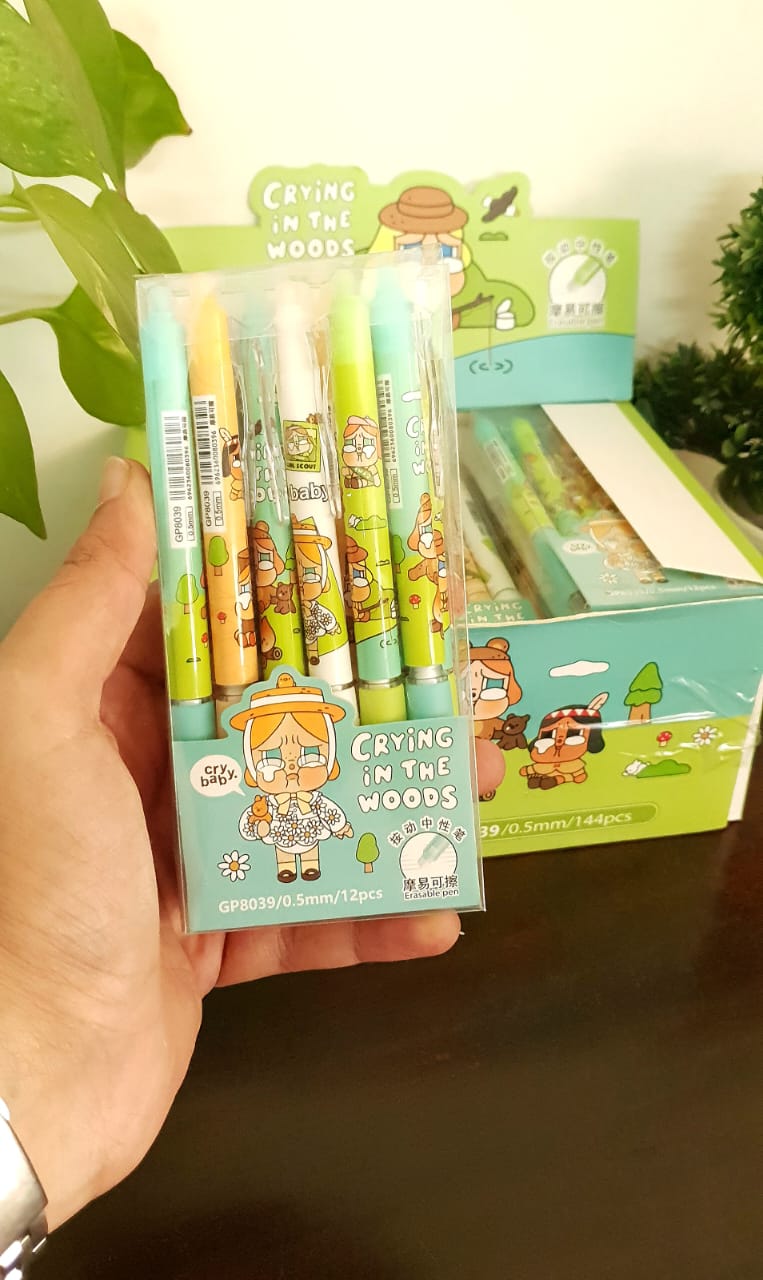 Crying in the Woods Eraseable Gel Pens