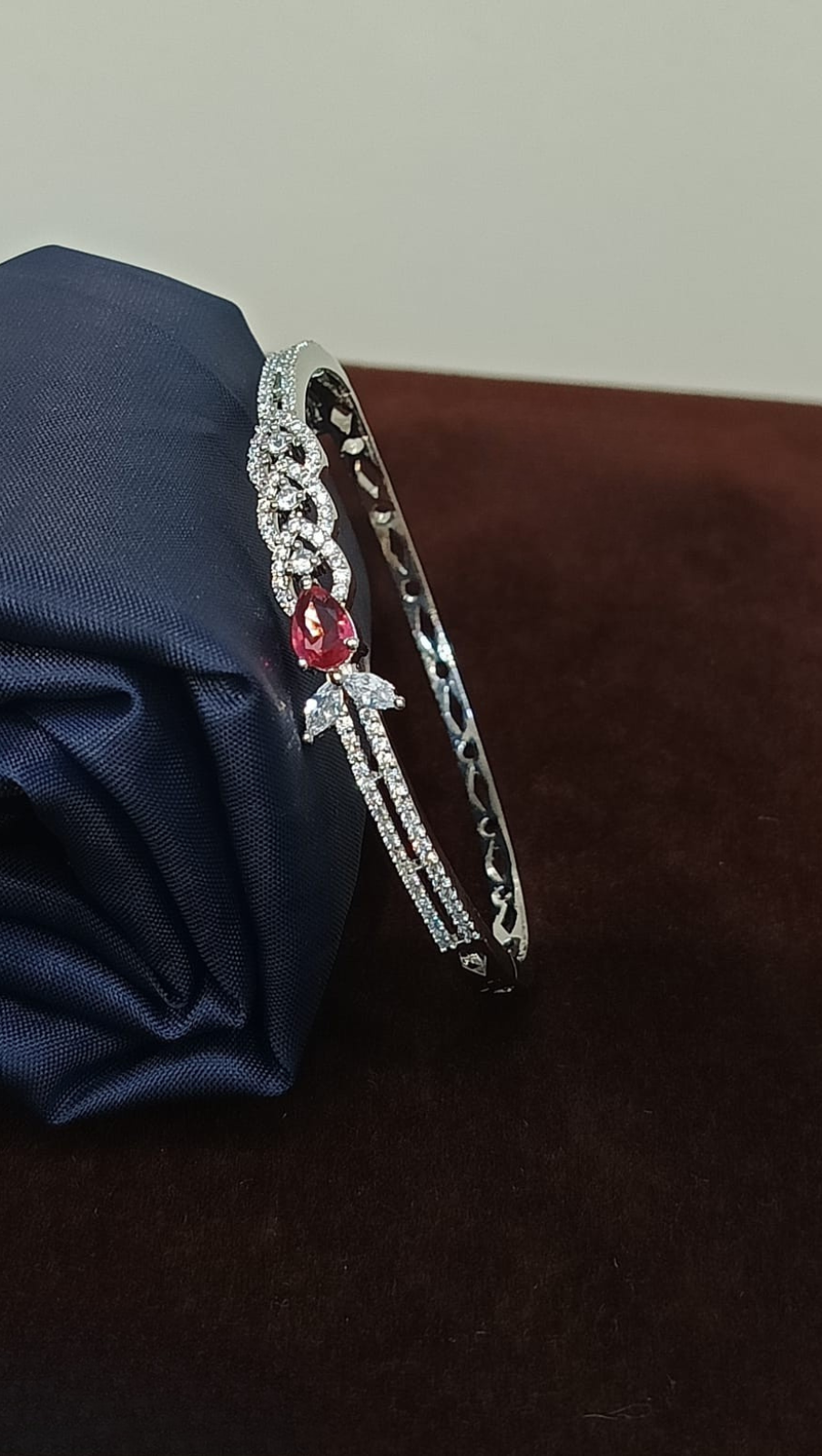 Fancy Bracelet with Cubic Zirconia Diamonds