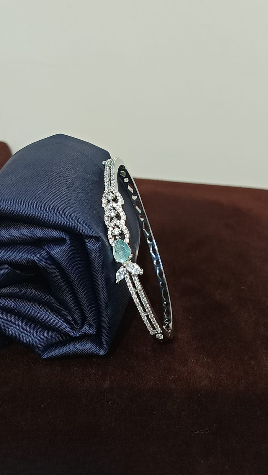 Fancy Bracelet with Cubic Zirconia Diamonds