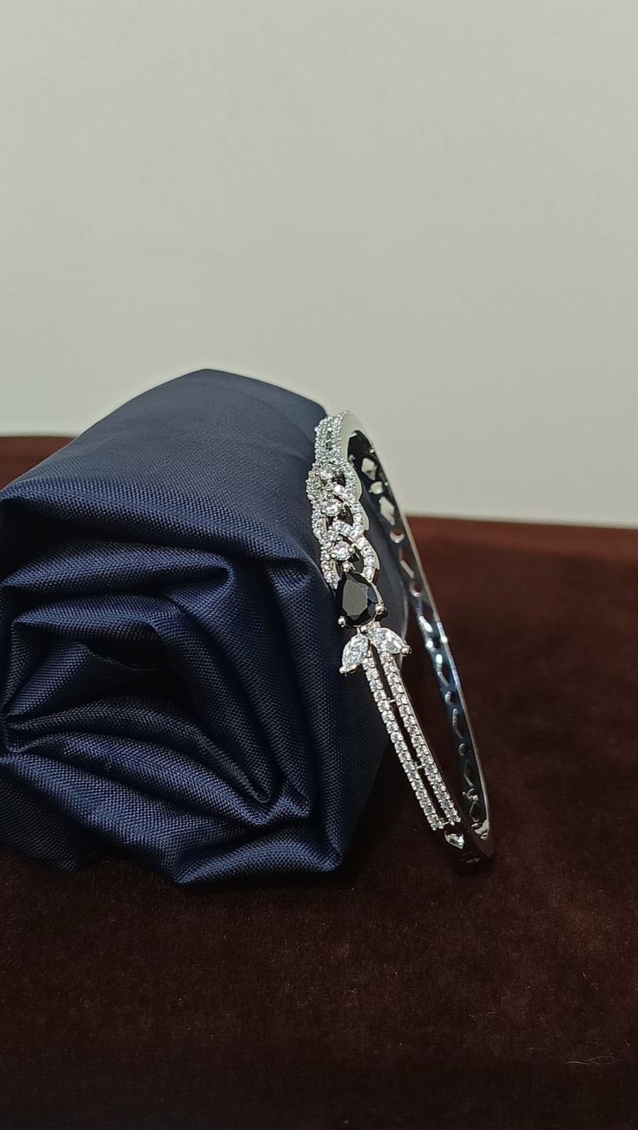 Fancy Bracelet with Cubic Zirconia Diamonds