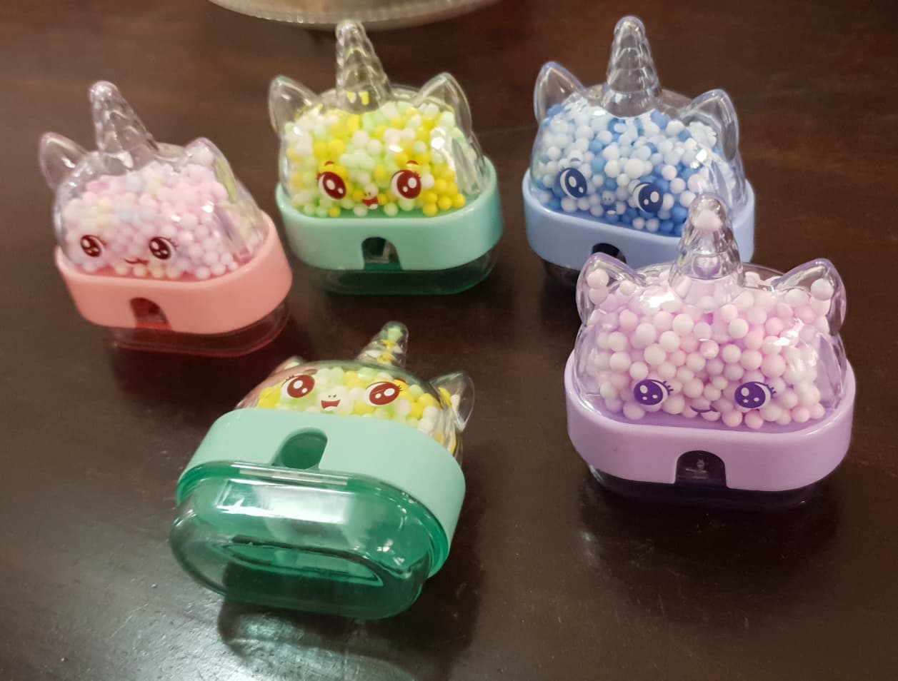 Cute Unicorn Design Pencil Sharpener for Kids (Random Colour)