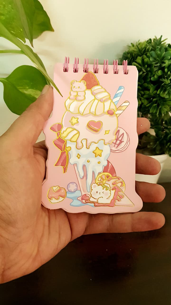 Desserts Theme 3D Diary