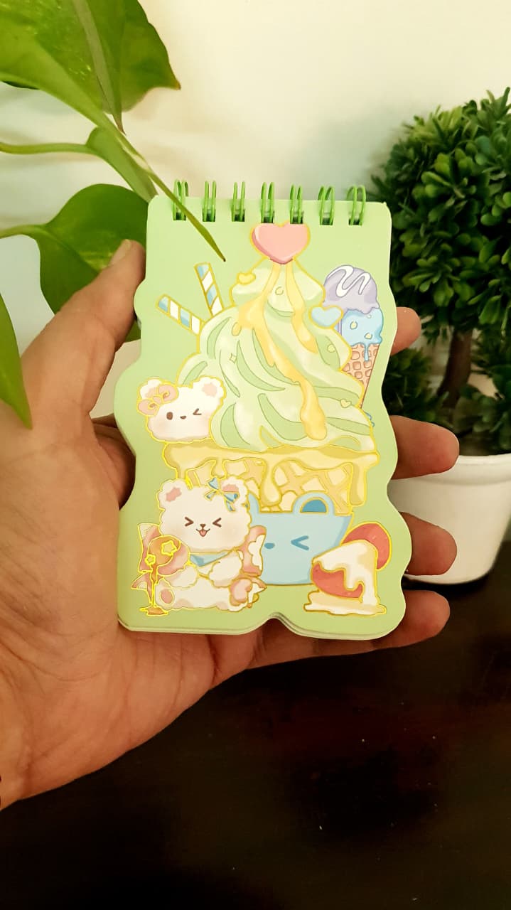 Desserts Theme 3D Diary