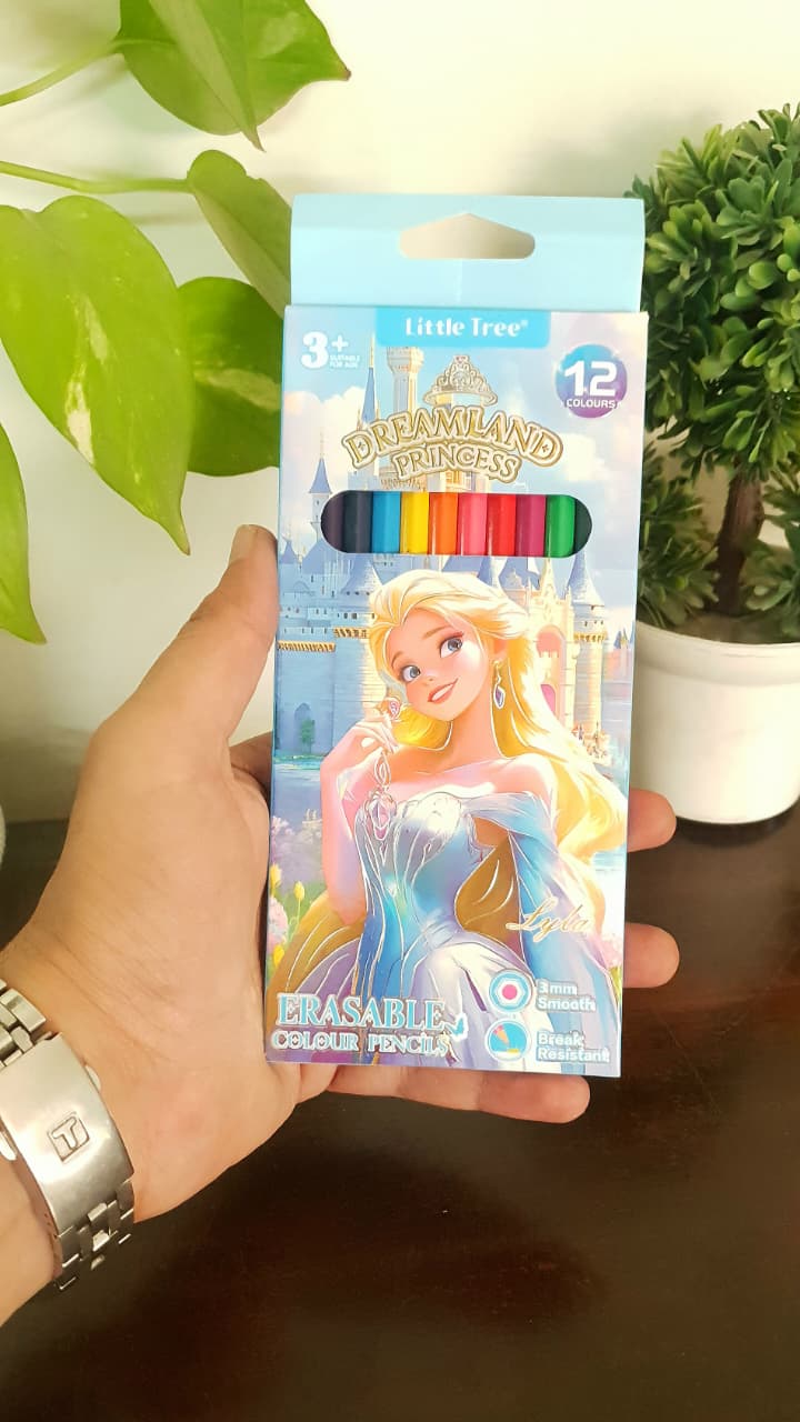 Dreamland Princess Eraseable Pencil Colors