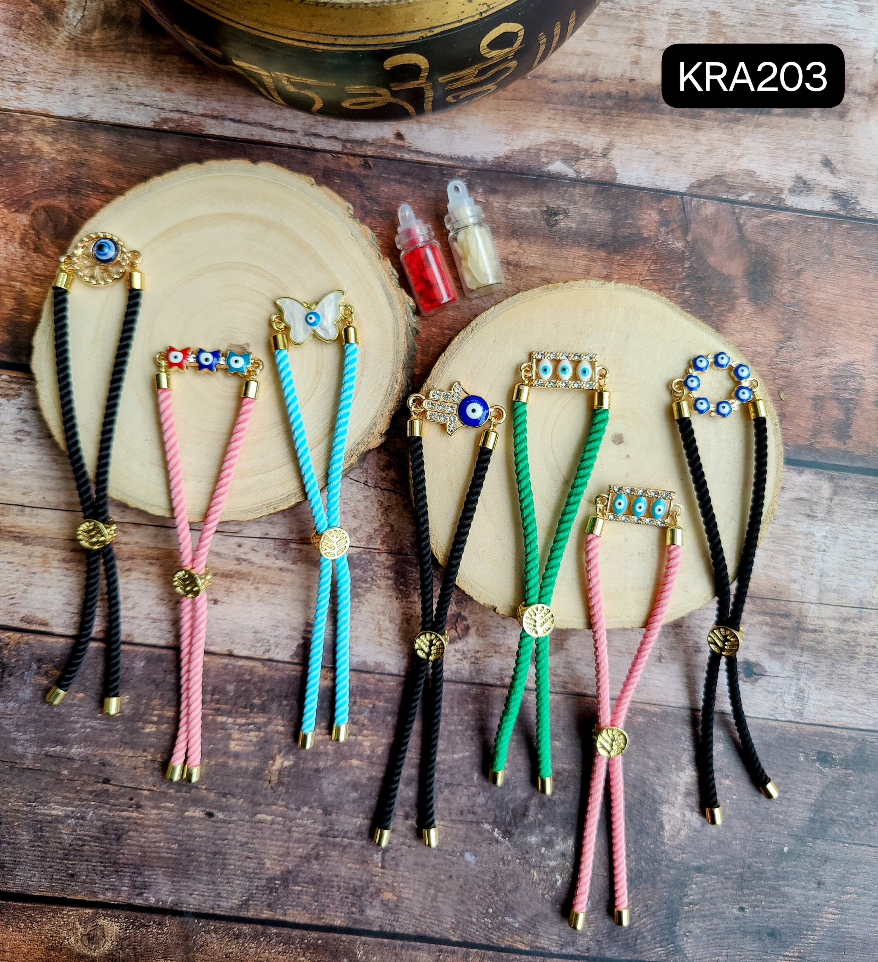 Evil Eye Rakhi Bands – Premium Adjustable Unisex Bands