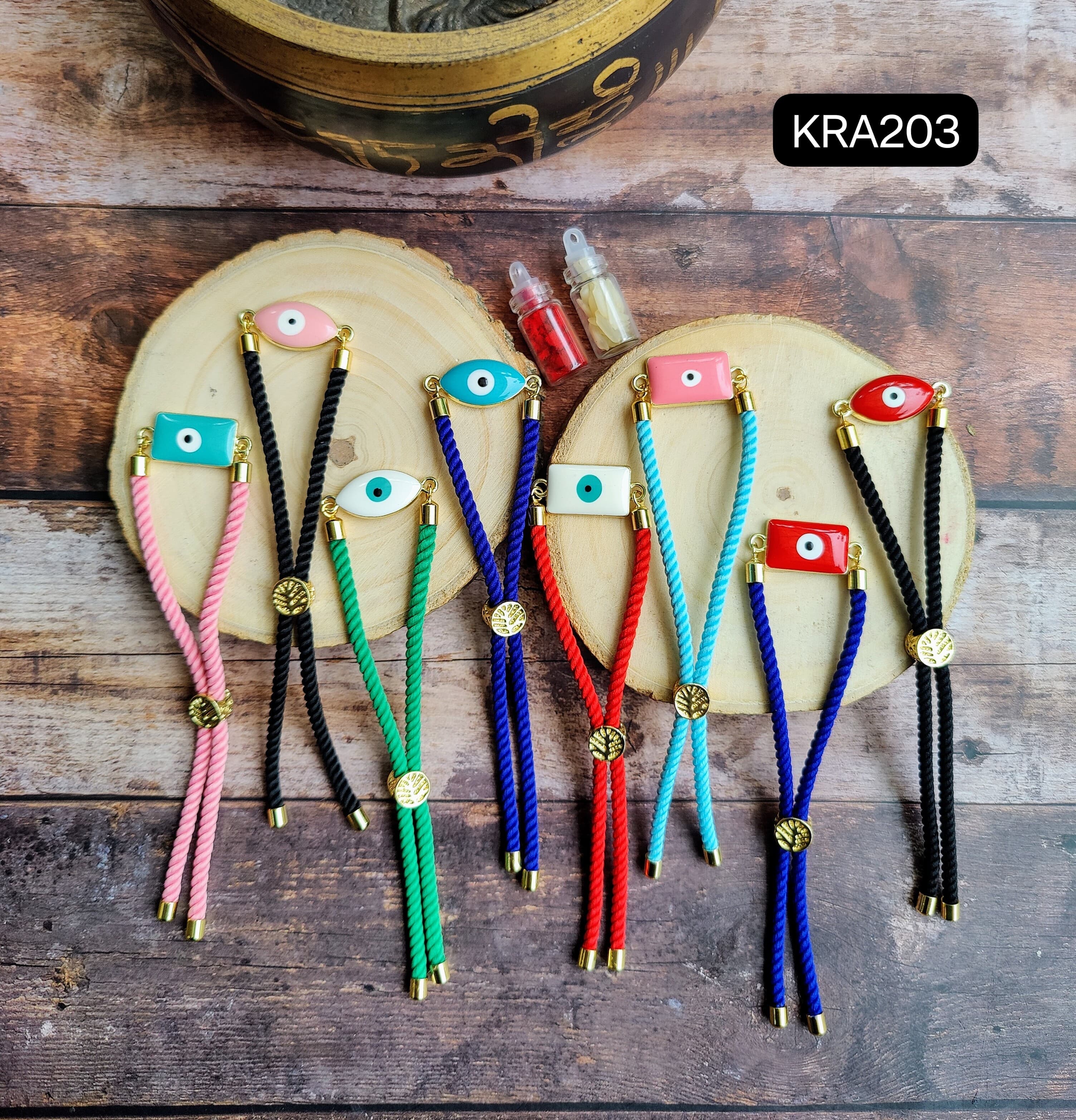 Evil Eye Rakhi Bands – Premium Adjustable Unisex Bands