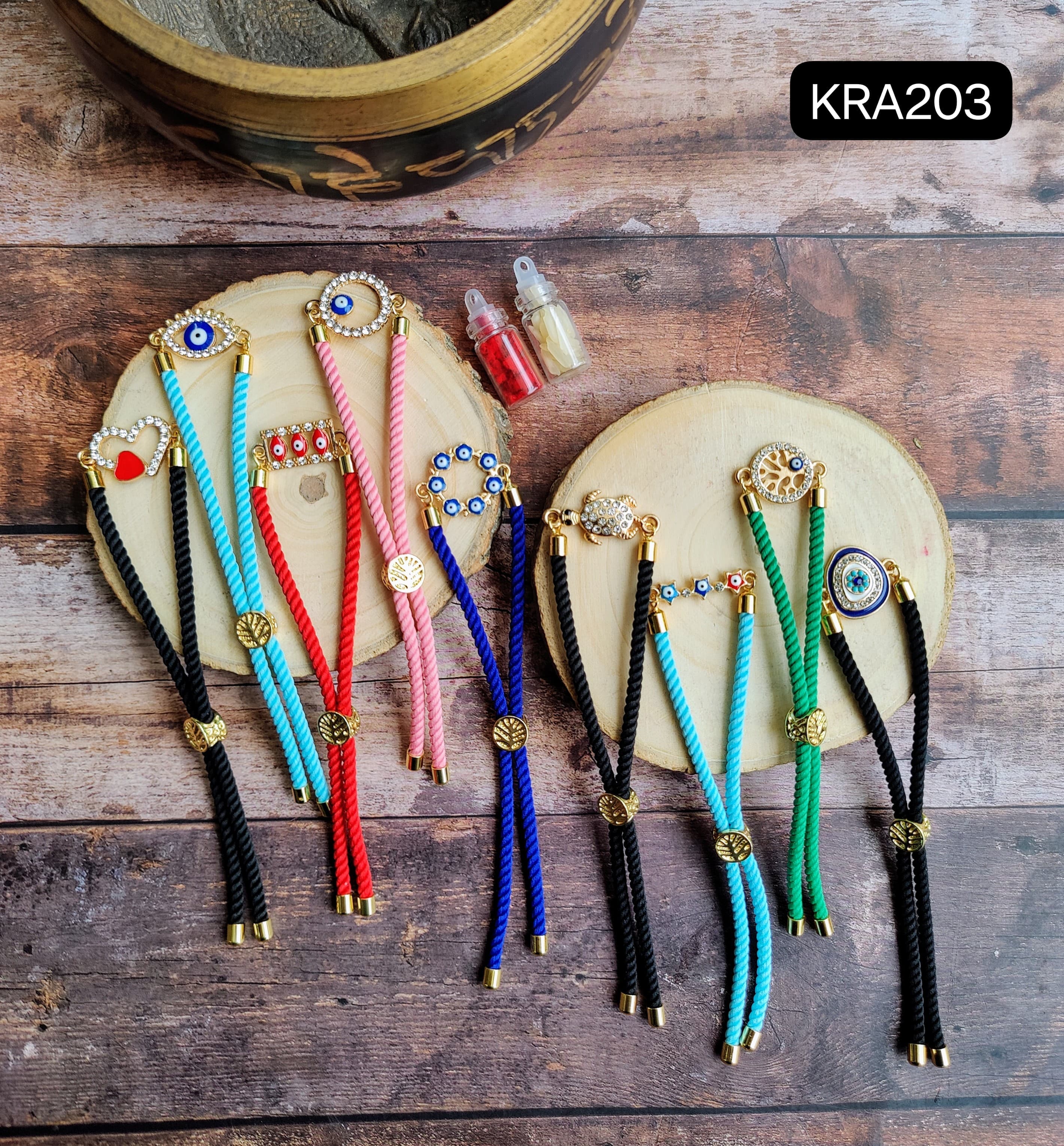 Evil Eye Rakhi Bands – Premium Adjustable Unisex Bands