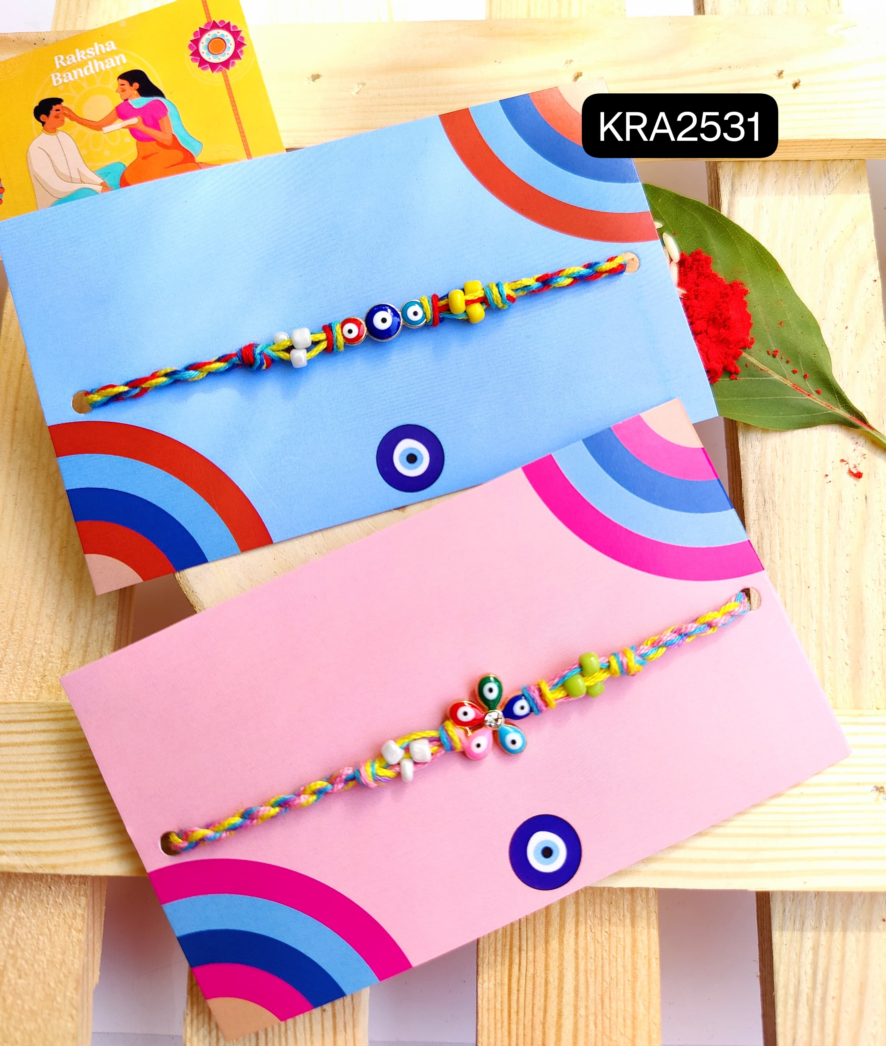 Evil Eye Multi-Colored Rakhis