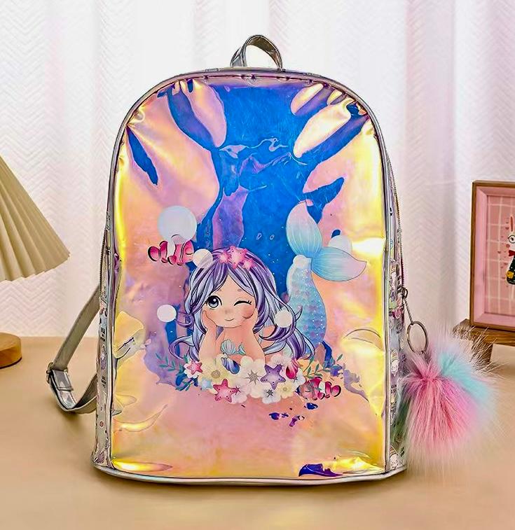 Shine Bright with Our Holographic Backpack