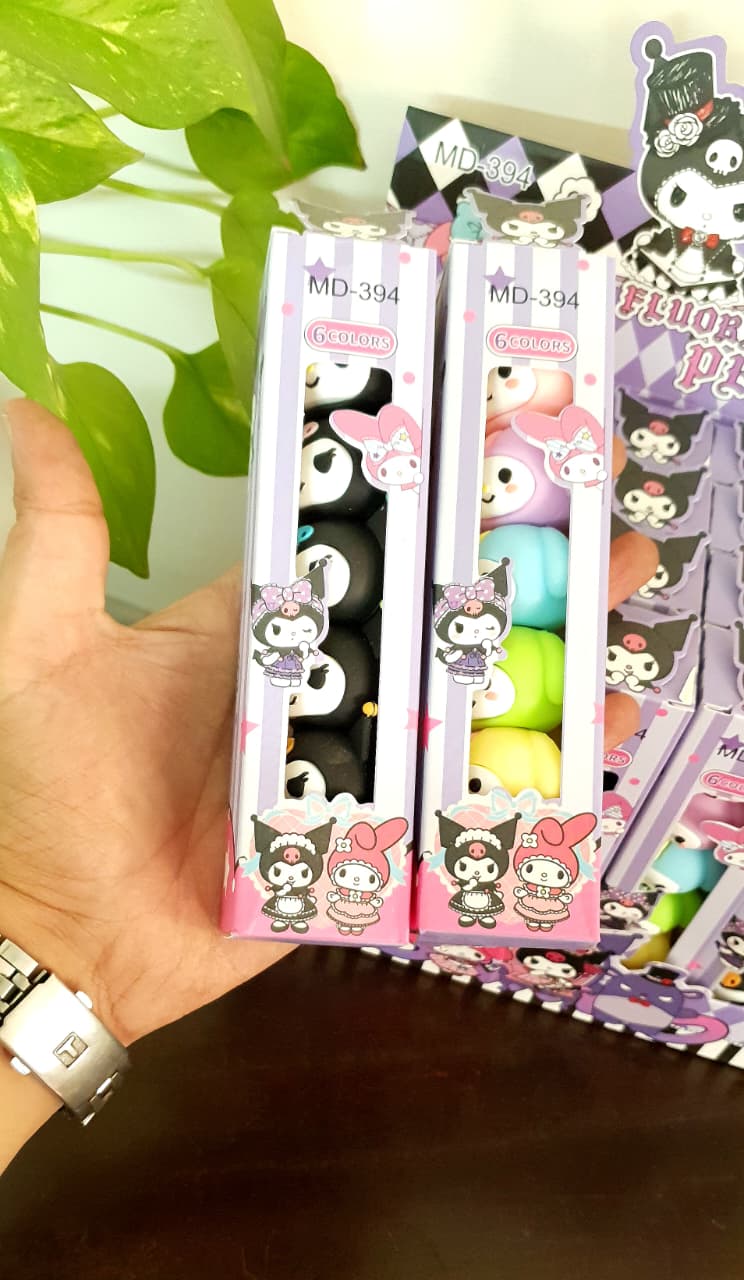Kuromi Highlighters Stack