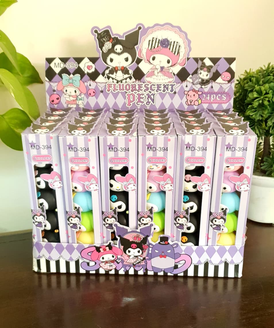 Kuromi Highlighters Stack