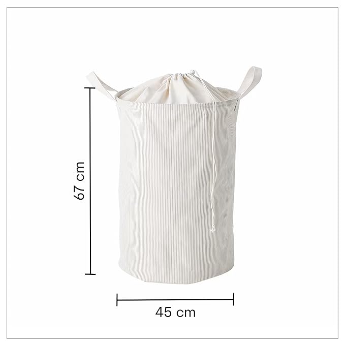 Anko Foldable & Collapsible Linen Look Laundry Basket