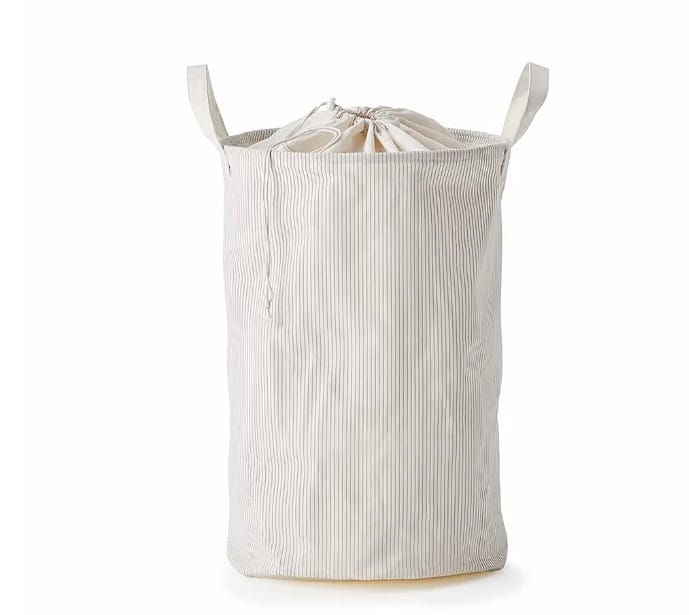 Anko Foldable & Collapsible Linen Look Laundry Basket