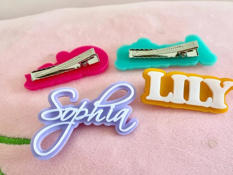 Personalized Hair Clip