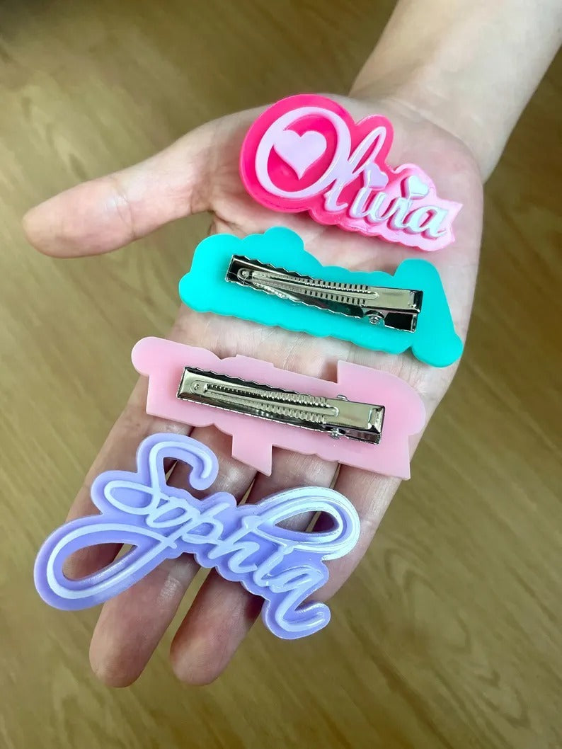 Personalized Hair Clip