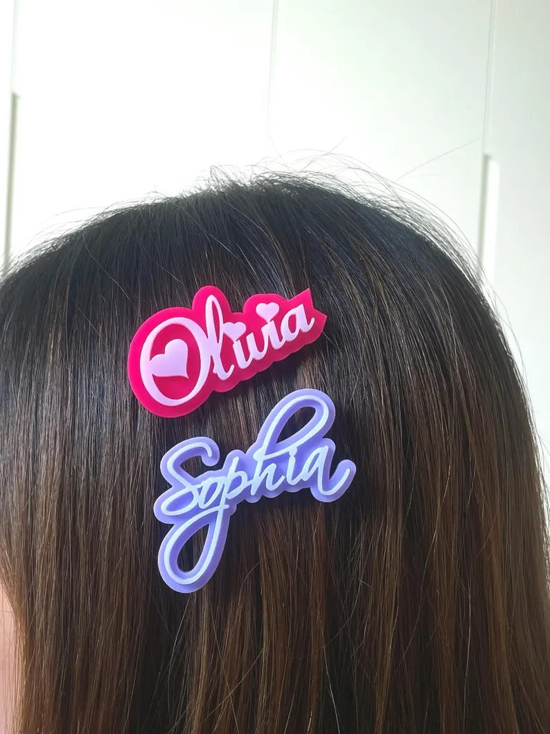 Personalized Hair Clip