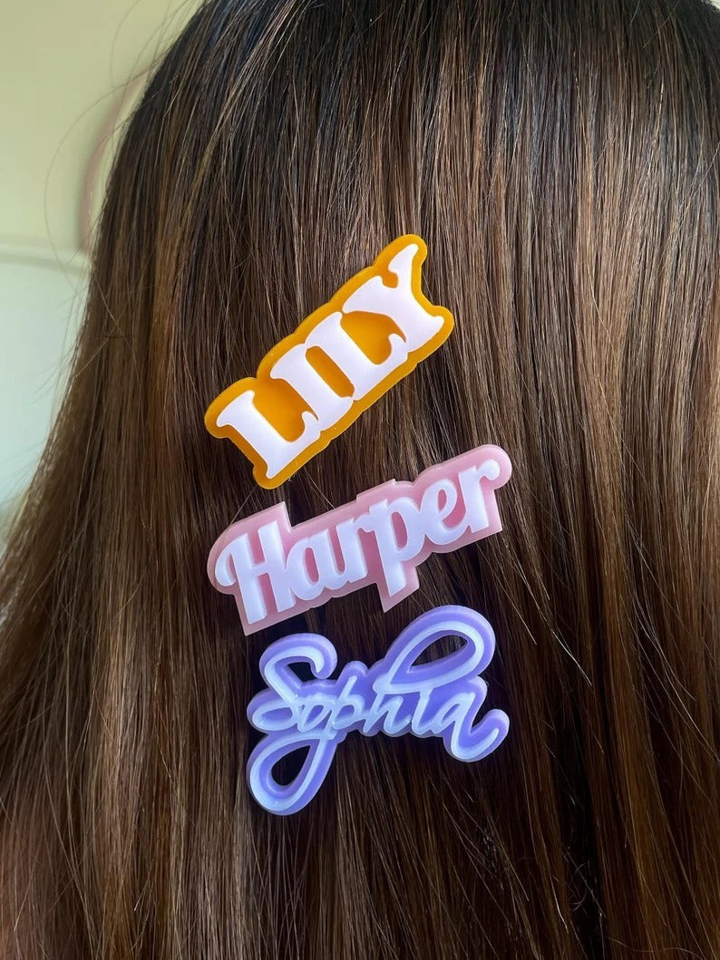 Personalized Hair Clip