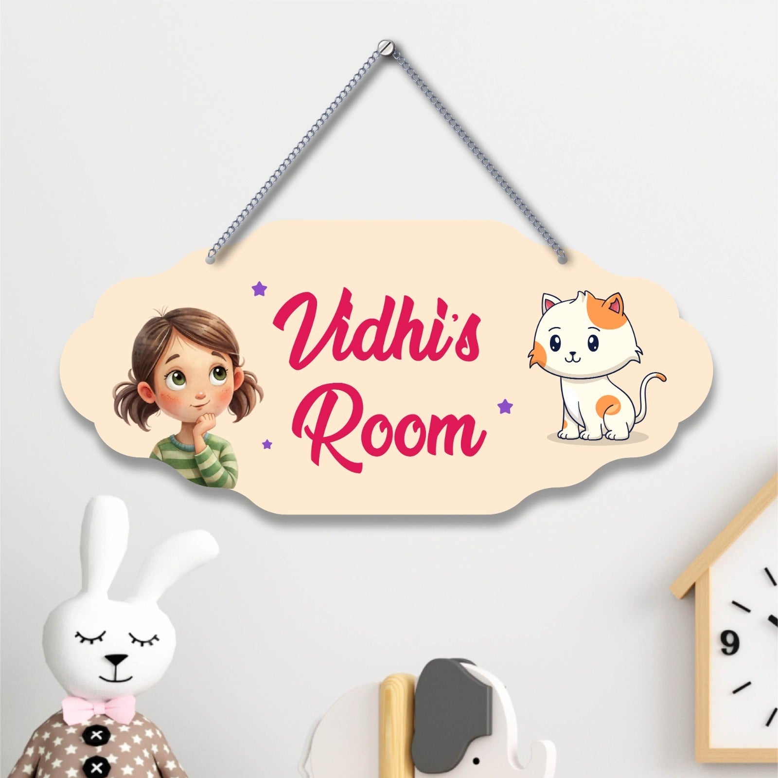 Personalized Kids Door Plate