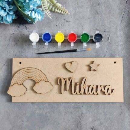 Personalized MDF Name Plate