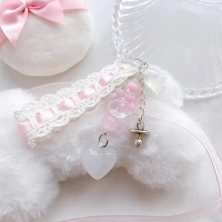 Pink Ribbon Pendant Charm for iPhone