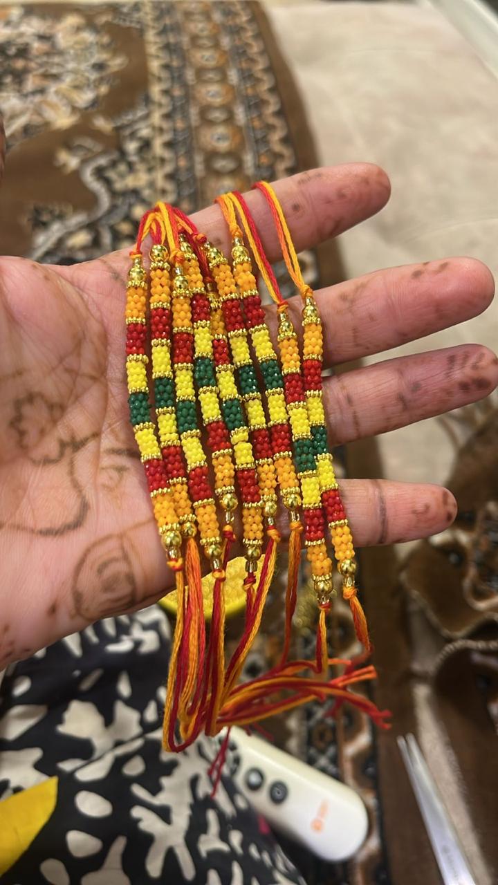 Thread Rakhi – Bulk Pack (MOQ 12 Dozen)