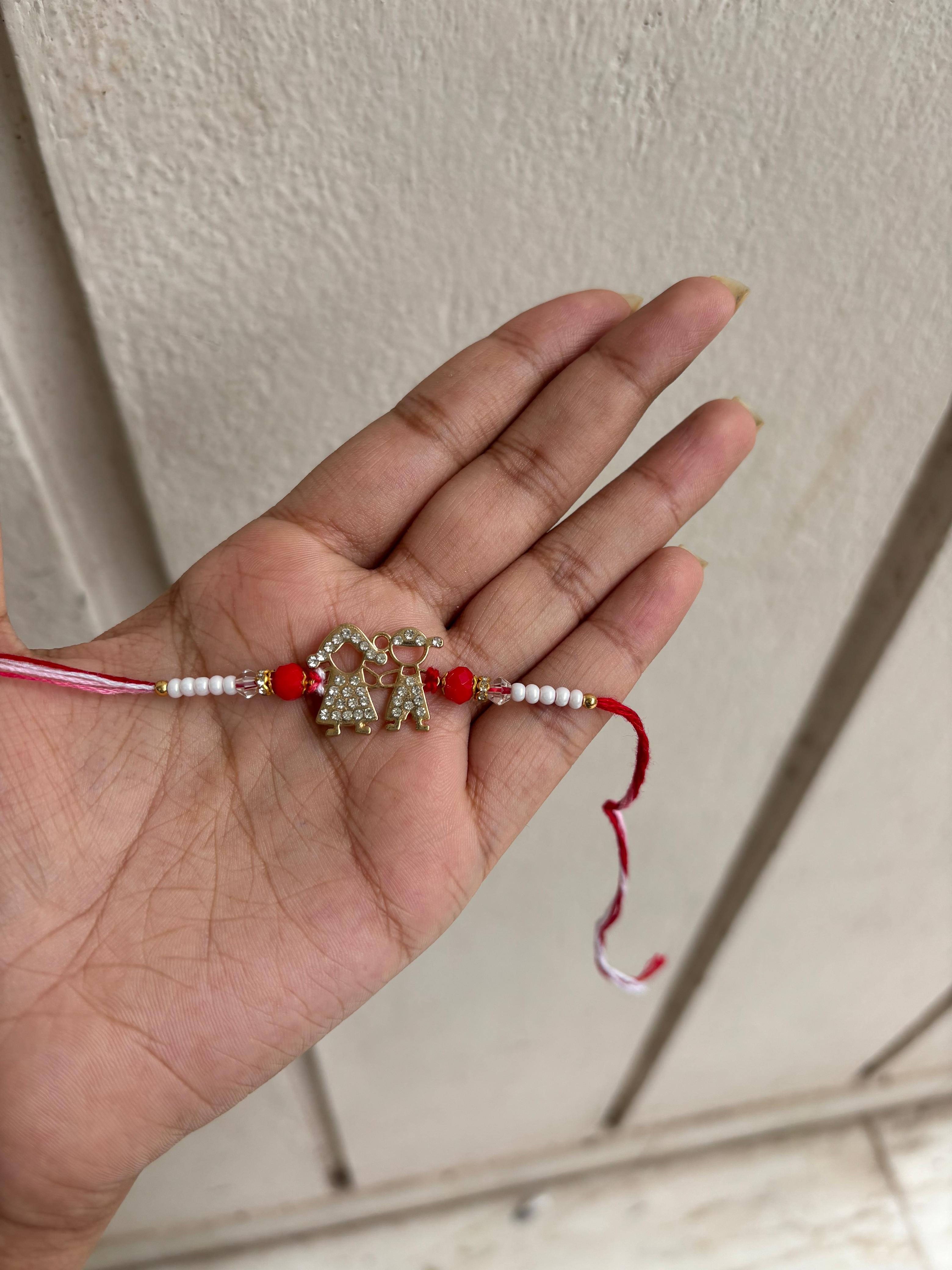 Pair Rakhi – Bhaiya Bhabhi Set (MOQ 12 Pcs)