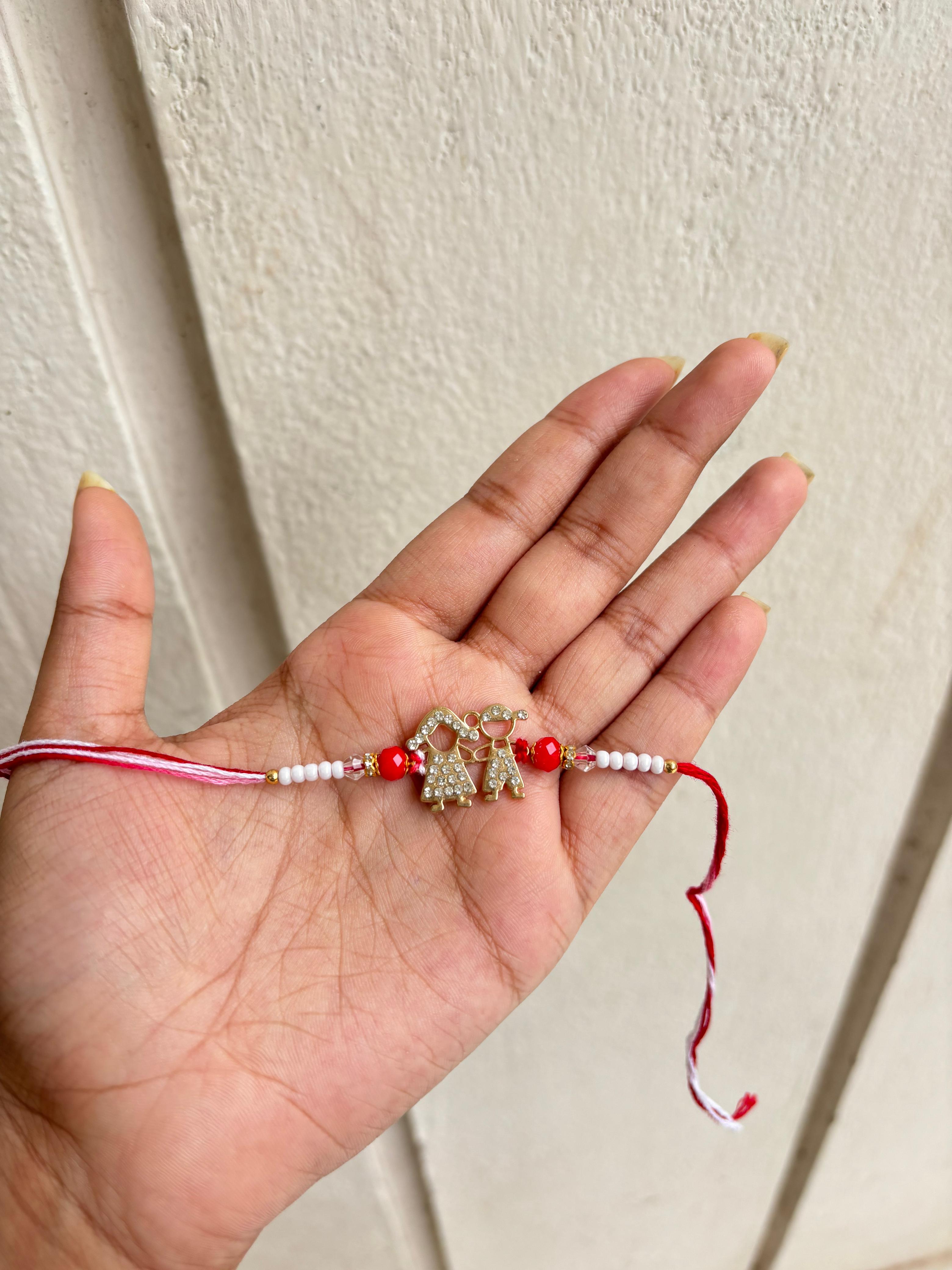 Pair Rakhi – Bhaiya Bhabhi Set (MOQ 12 Pcs)