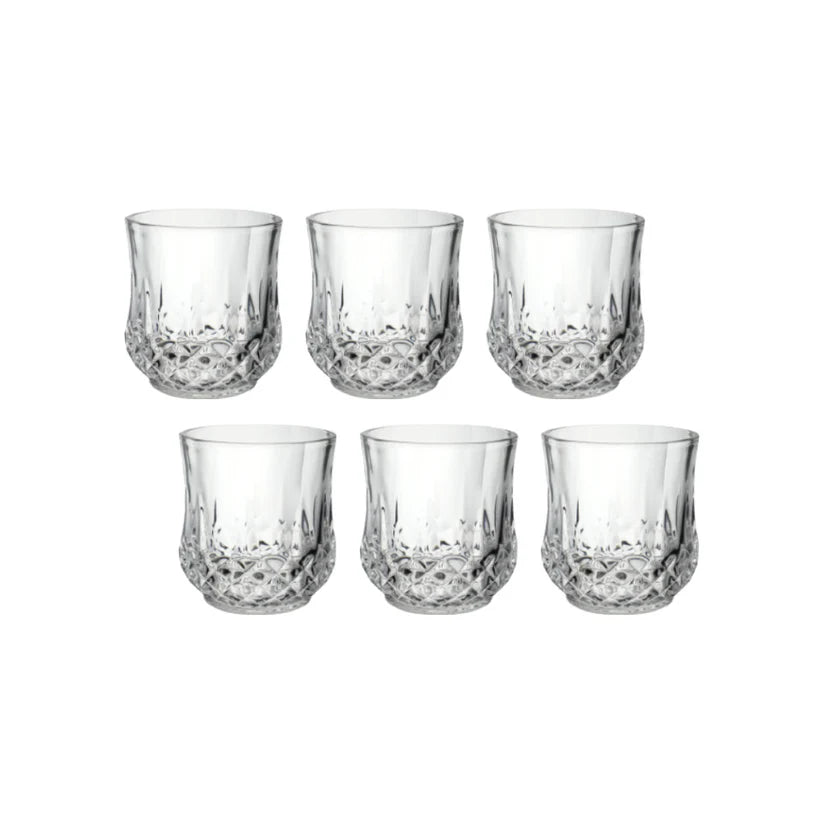 Diamond 6 Pcs Whisky Glass Set 330 Ml