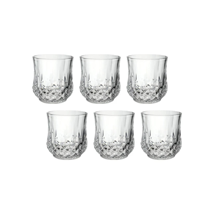 Diamond 6 Pcs Whisky Glass Set 330 Ml