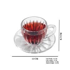 Selena Cup & Saucer Set 185 ML - Set of 12 Pcs