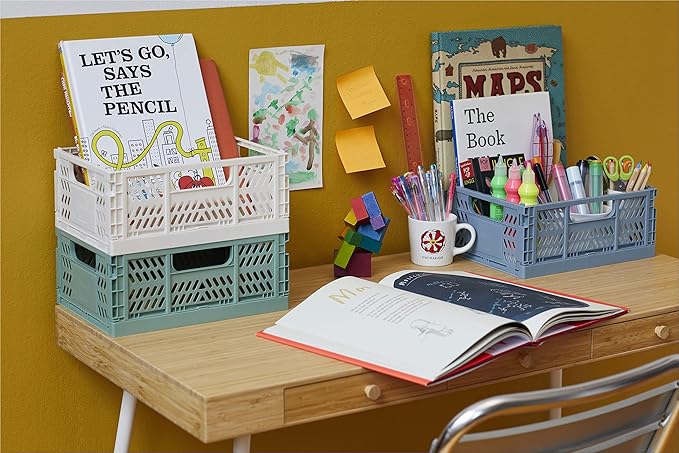 Anko Multipurpose Collapsible Storage Crate -Green