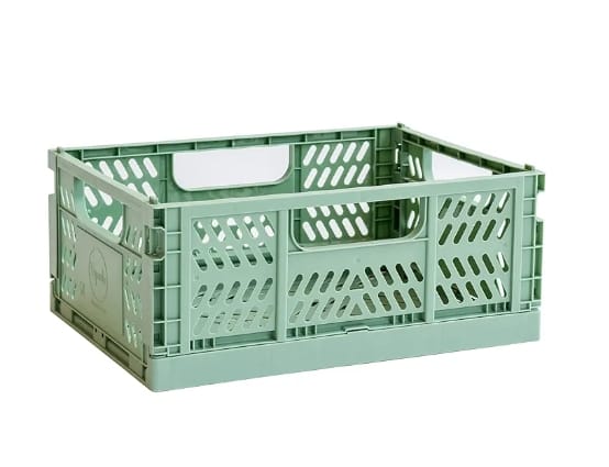 Anko Multipurpose Collapsible Storage Crate -Green