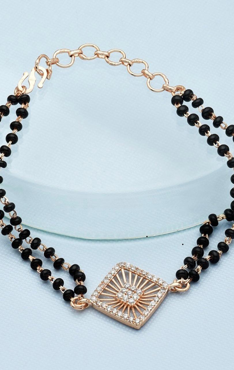 Rose Gold  Mangalsutra Bracelet For Women