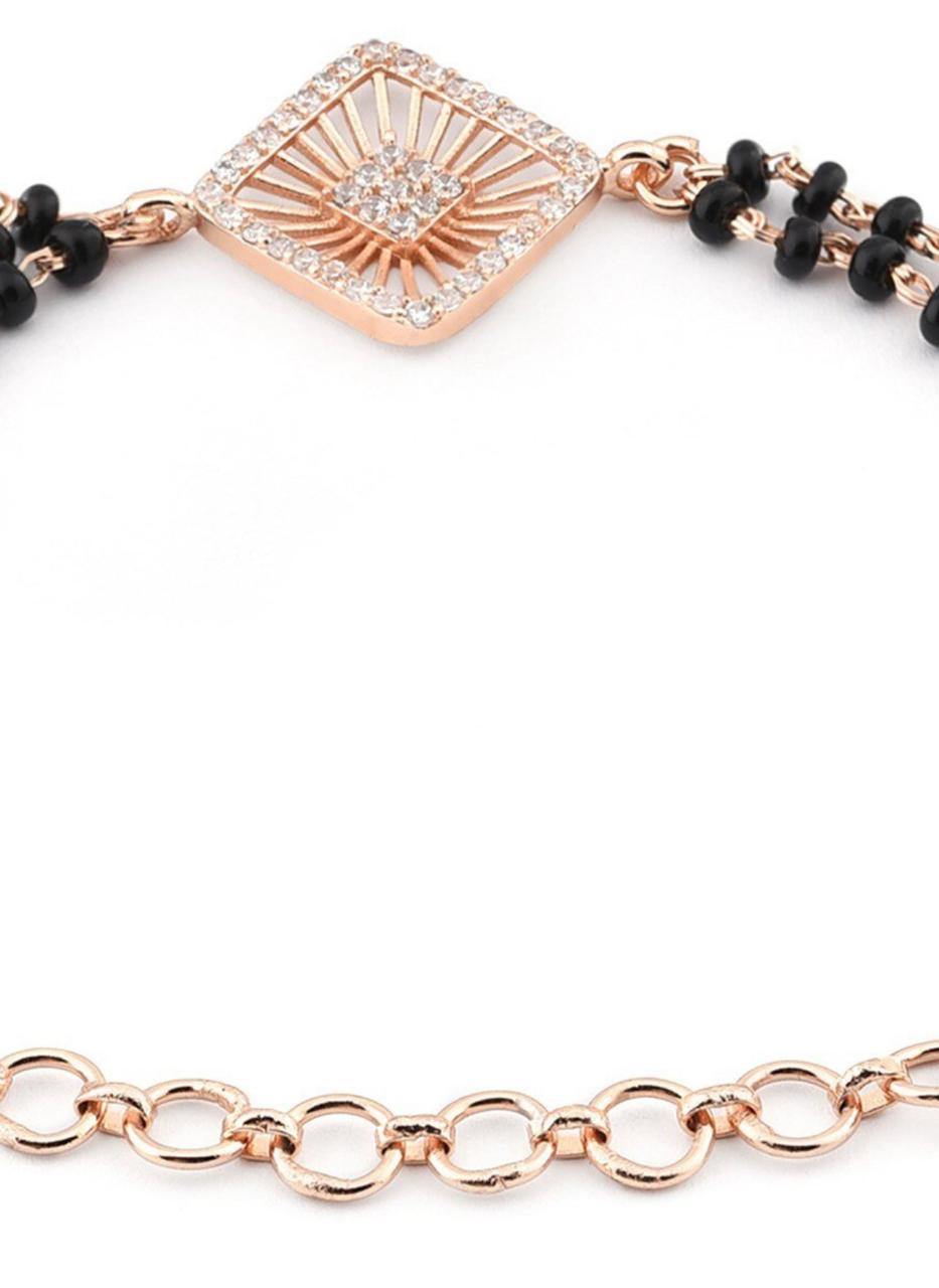Rose Gold  Mangalsutra Bracelet For Women