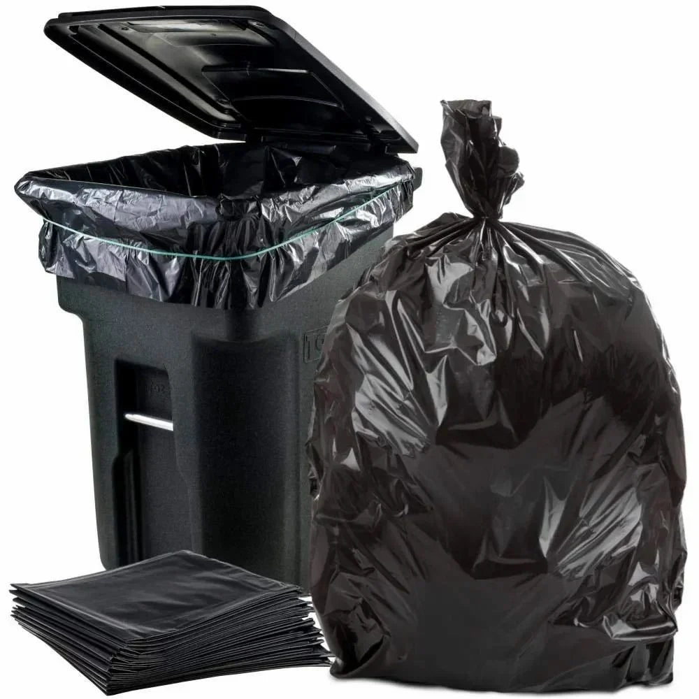 Black Garbage Bags – Medium Size (19x21 Inches)