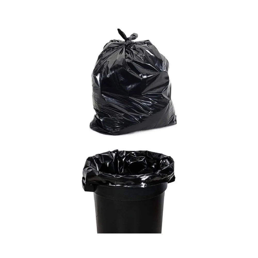 Black Garbage Bags – Medium Size (19x21 Inches)